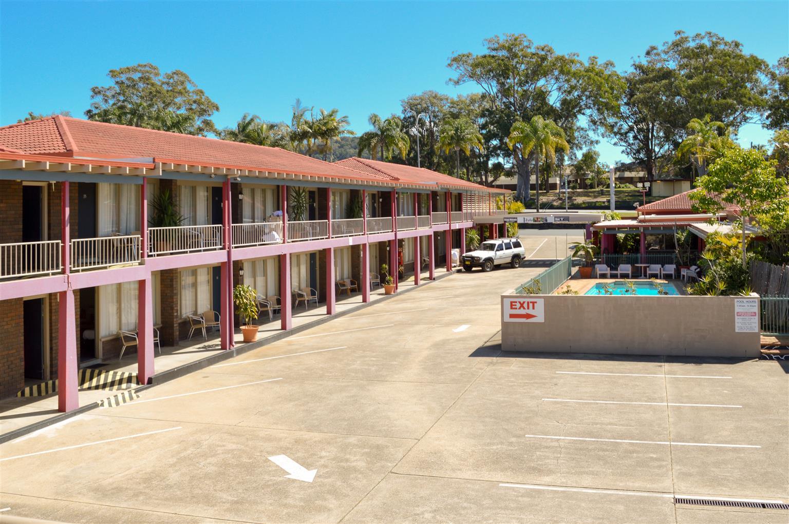 Zebra Motel Coffs Harbour Zewnętrze zdjęcie